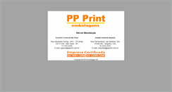 Desktop Screenshot of ppprint.com.br