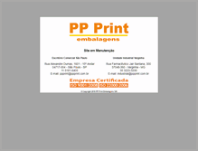 Tablet Screenshot of ppprint.com.br